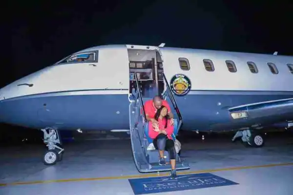 Davido Reveals The New Jet Is His Dad’s